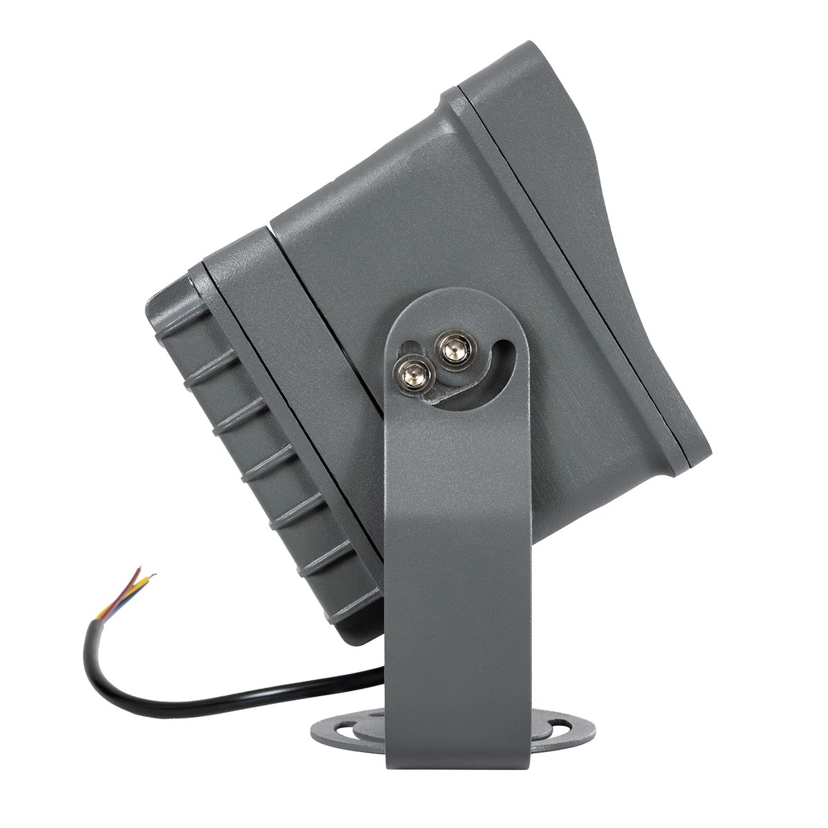 GLOBOSTAR® FLOODXENA 90128 Προβολέας Σποτ Wall Washer LED 24W 2640lm 10° AC 220-240V Αδιάβροχο IP65 Θερμό Λευκό 2700K – Bridgelux SMD Chip – Γκρι Ανθρακί – Μ18 x Π13.5 x Υ18cm – 3 Χρόνια Εγγύηση