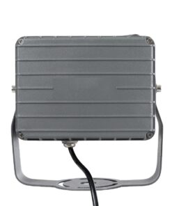 GLOBOSTAR® FLOODXENA 90128 Προβολέας Σποτ Wall Washer LED 24W 2640lm 10° AC 220-240V Αδιάβροχο IP65 Θερμό Λευκό 2700K – Bridgelux SMD Chip – Γκρι Ανθρακί – Μ18 x Π13.5 x Υ18cm – 3 Χρόνια Εγγύηση