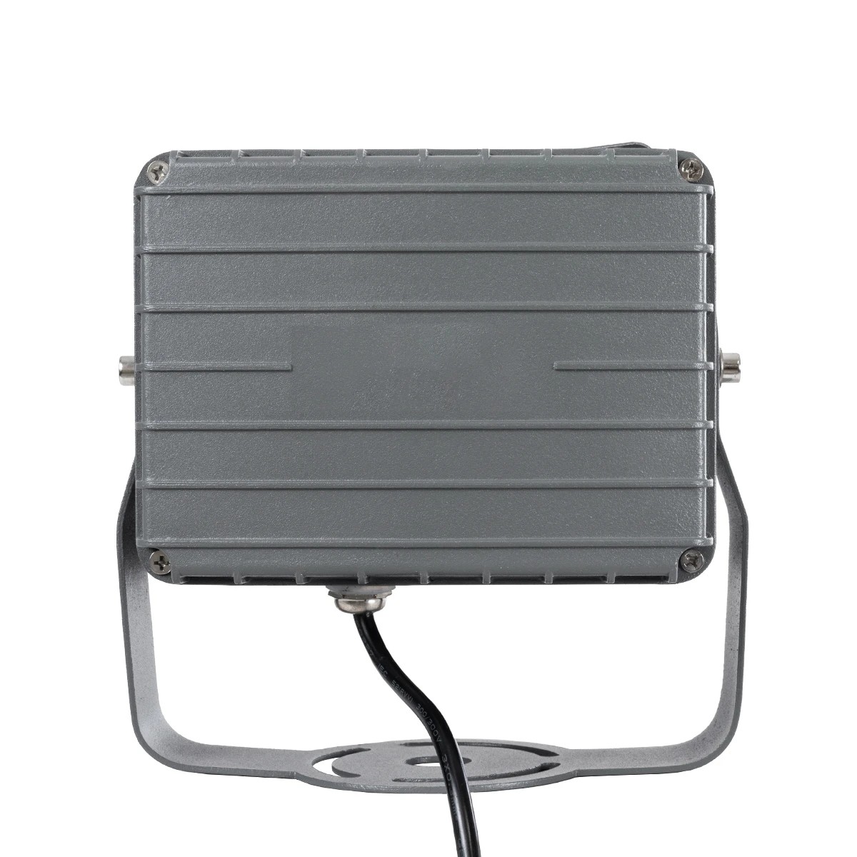 GLOBOSTAR® FLOODXENA 90128 Προβολέας Σποτ Wall Washer LED 24W 2640lm 10° AC 220-240V Αδιάβροχο IP65 Θερμό Λευκό 2700K – Bridgelux SMD Chip – Γκρι Ανθρακί – Μ18 x Π13.5 x Υ18cm – 3 Χρόνια Εγγύηση