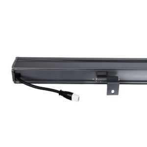 GLOBOSTAR® WASHERMARGO 90154 Μπάρα Φωτισμού Wall Washer LED 24W 2040lm 30° DC 24V Αδιάβροχο IP65 Μπλε Dimmable – Bridgelux SMD Chip – Γκρι Ανθρακί – Μ100 x Π4 x Υ6.4cm – 3 Χρόνια Εγγύηση