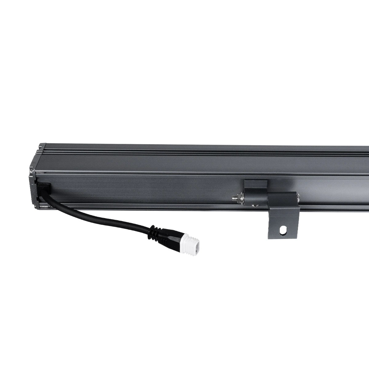 GLOBOSTAR® WASHERMARGO 90154 Μπάρα Φωτισμού Wall Washer LED 24W 2040lm 30° DC 24V Αδιάβροχο IP65 Μπλε Dimmable – Bridgelux SMD Chip – Γκρι Ανθρακί – Μ100 x Π4 x Υ6.4cm – 3 Χρόνια Εγγύηση