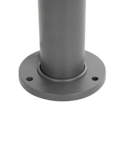 GLOBOSTAR® KIPASIO 90540 Φωτιστικό Κολωνάκι Κήπου LED 15W 1500lm 60° AC 220-240V Αδιάβροχο IP65 Θερμό Λευκό 2700K – Γκρι Ανθρακί – Μ15 x Π15 x Υ58cm – 3 Χρόνια Εγγύηση