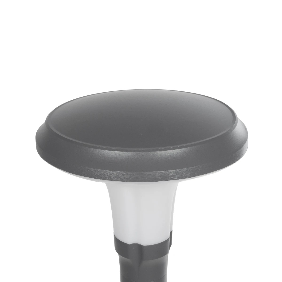 GLOBOSTAR® WHISPER 90548 Φωτιστικό Κολωνάκι Κήπου με Ντουί 1 x E27 AC 220-240V Αδιάβροχο IP65 – Γκρι Ανθρακί – Μ27 x Π27 x Υ79cm