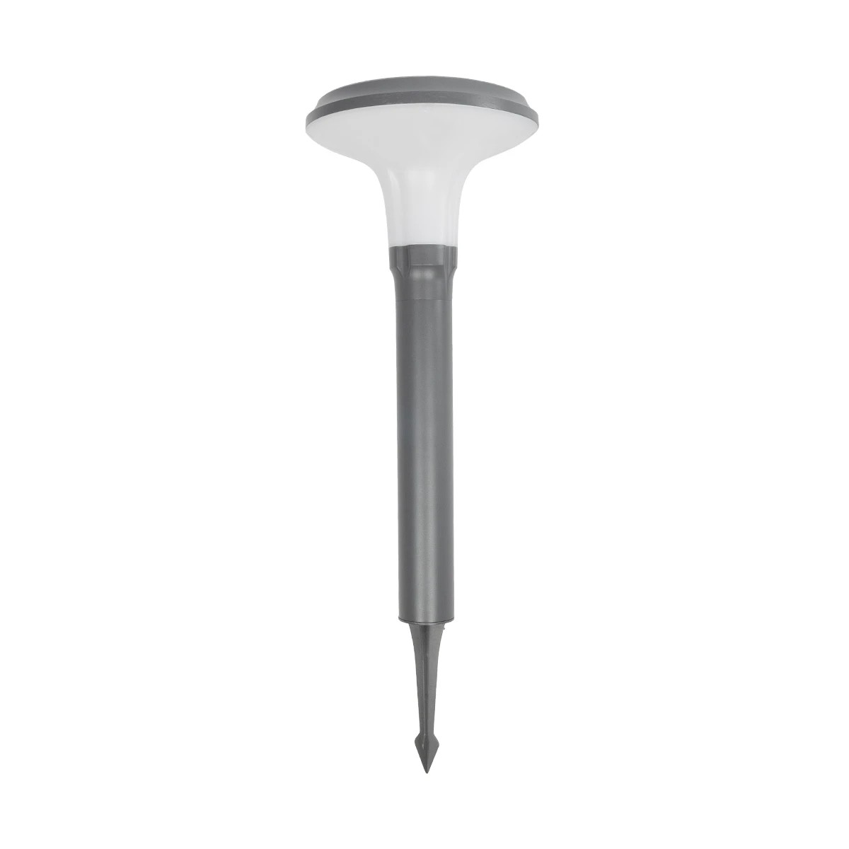 GLOBOSTAR® WHISPER 90548 Φωτιστικό Κολωνάκι Κήπου με Ντουί 1 x E27 AC 220-240V Αδιάβροχο IP65 – Γκρι Ανθρακί – Μ27 x Π27 x Υ79cm