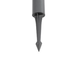 GLOBOSTAR® WHISPER 90548 Φωτιστικό Κολωνάκι Κήπου με Ντουί 1 x E27 AC 220-240V Αδιάβροχο IP65 – Γκρι Ανθρακί – Μ27 x Π27 x Υ79cm