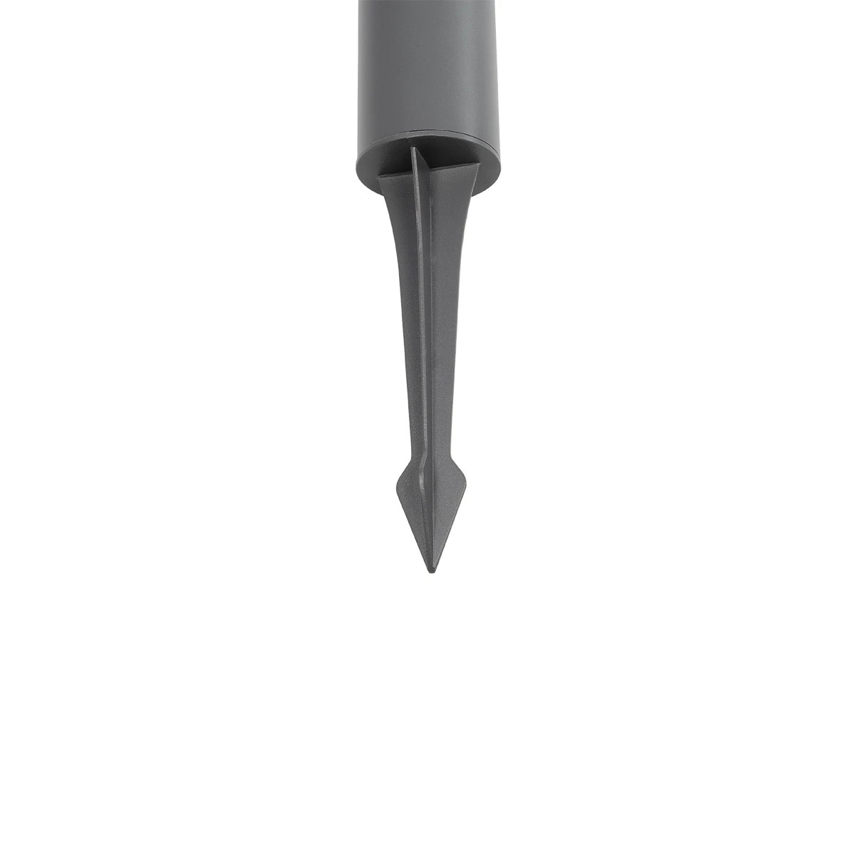 GLOBOSTAR® WHISPER 90548 Φωτιστικό Κολωνάκι Κήπου με Ντουί 1 x E27 AC 220-240V Αδιάβροχο IP65 – Γκρι Ανθρακί – Μ27 x Π27 x Υ79cm