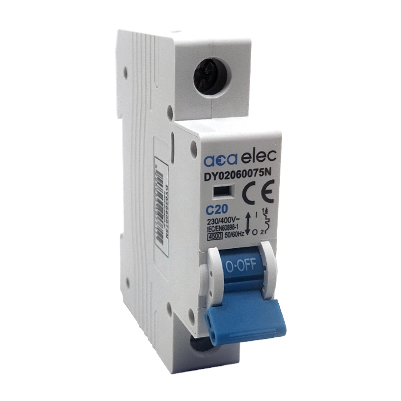 Ασφάλεια Αυτόματη Καμπύλης C 20Α 4.5KA 1P ACA – DY02060075N