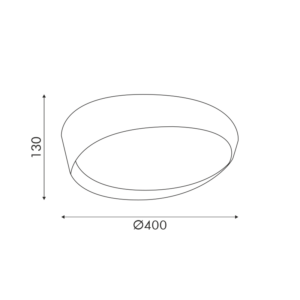 Φ/Σ ΟΡΟΦΗΣ LED 32W 2500LM CCT IP20 ΛΕΥΚΟ ΜΕΤΑΛΛΙΚΟ + ΑΚΡΥΛΙΚΟ FEEDO ACA – HM219LEDPCCT