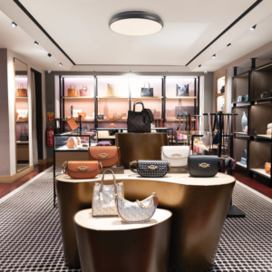 ΟΡΟΦΗΣ Φ/Σ LED 70W 5600LM   ΜΑΥΡΟ ΜΕΤ/ΚΟ D80XH8CM KALLISTA ACA – HM27LEDC80BKCCT