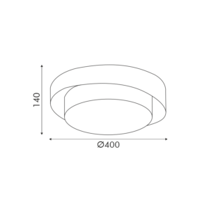 Φ/Σ ΟΡΟΦΗΣ LED 32W 2500LM CCT IP20 ΛΕΥΚΟ ΜΕΤΑΛΛΙΚΟ + ΑΚΡΥΛΙΚΟ ACA – HM805LEDPCCT