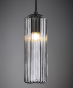 FAME-ΦΩΤΙΣΤΙΚΟ ΚΡΕΜΑΣΤΟ ΜΑΥΡΟ ΓΥΑΛΙΝΟ ΣΥΜΒΑΤΙΚΟ ΙΡ20 1xΕ27 150xH195mm ACA – LT19P1BK