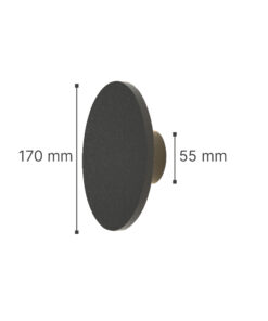 it-Lighting Geneva LED 8W 3CCT Outdoor Wall Lamp Grey D:17cmx5.5cm (80201130)