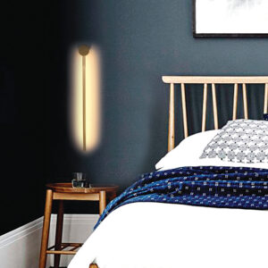 InLight Επιτοίχιο φωτιστικό LED 7W 3000K από μαύρο μέταλλο D:60cm (43014-Black)