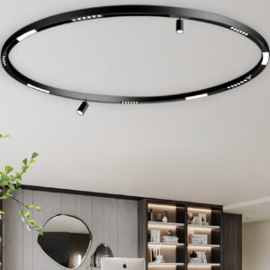 Inlight Σποτ για Curved μαγνητική ράγα LED 12W 3000K σε μαύρη απόχρωση D:4,8×11,5cm (TMC0051-Black)