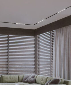 Inlight Γραμμικό φωτιστικό LED 6W 3000K για μαγνητική Mini ράγα σε μαύρη απόχρωση D:30cmx1,6cm (TMM0041-Black)