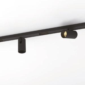 Inlight Φωτιστικό LED 7W 3000K για μαγνητική Mini ράγα σε μαύρη απόχρωση D:3,5cmx8,7cm (TMM0071-Black)