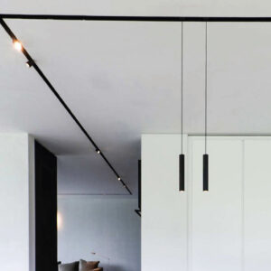 Inlight Φωτιστικό LED 6W 3000K για μαγνητική Mini ράγα σε μαύρη απόχρωση D:30cm (TMM0101-Black)