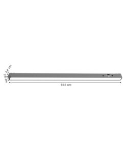 Inlight Γραμμικό φωτιστικό LED 20W 3CCT για Ultra Thin ράγα σε λευκή απόχρωση D:61,5X2,6X2,4cm (TMU0060-White)