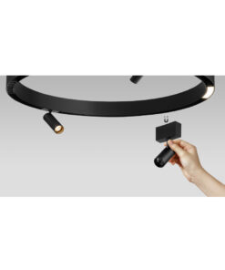 Inlight Τμήμα Curved Μαγνητικής ράγας μαύρη (TRC002)