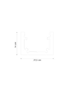 Inlight Mini μαγνητική ράγα σε μαύρη απόχρωση D:2m (TRM0010-Black)