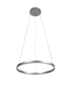 Inlight Κρεμαστό φωτιστικό LED 36W 3CCT (by switch on base) D:80cm (6095-AB-Silver)