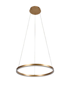 Inlight Κρεμαστό φωτιστικό LED 45W 3CCT (by switch on base) D:100cm (6095-AA-Golden)