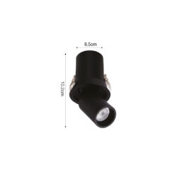 Inlight Downlight σποτ 10W 3CCT σε λευκή και μαύρη απόχρωση (X00180WB)