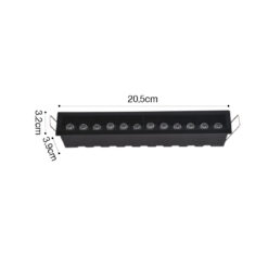 Inlight Downlight σποτ 12*3W 3CCT σε λευκή απόχρωση (X00210W)
