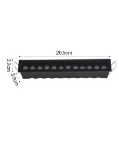Inlight Downlight σποτ 12*3W 3CCT σε λευκή απόχρωση (X00210W)