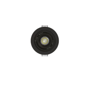 Inlight Downlight σποτ 7W 3CCT σε μαύρη απόχρωση (X00230B)
