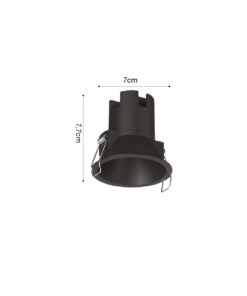 Inlight Downlight σποτ 7W 3CCT σε λευκή απόχρωση (X00240W)