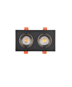 Inlight Downlight σποτ GU10 σε μαύρη απόχρωση (X00330B)