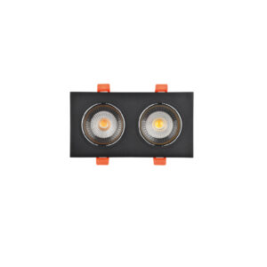 Inlight Downlight σποτ GU10 σε μαύρη απόχρωση (X00330B)