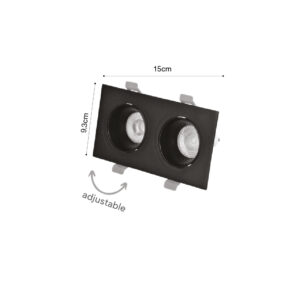 Inlight Downlight σποτ GU10 σε λευκή απόχρωση (X00330W)