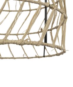 GLOBOSTAR® NETI 205-0025 Boho Κρεμαστό Φωτιστικό Οροφής με Ντουί 1 x E27 AC 220-240V IP20 – Μπεζ – M35 x Π35 x Υ63cm