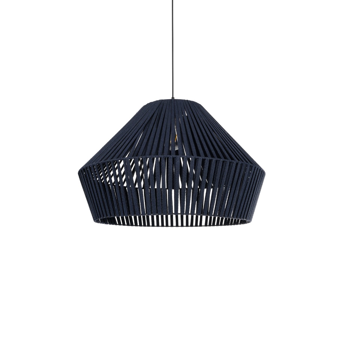 GLOBOSTAR® NUI 205-0072 Boho Κρεμαστό Φωτιστικό Οροφής με Ντουί 1 x E27 AC 220-240V IP20 – Μπλε – M60 x Π60 x Υ41cm