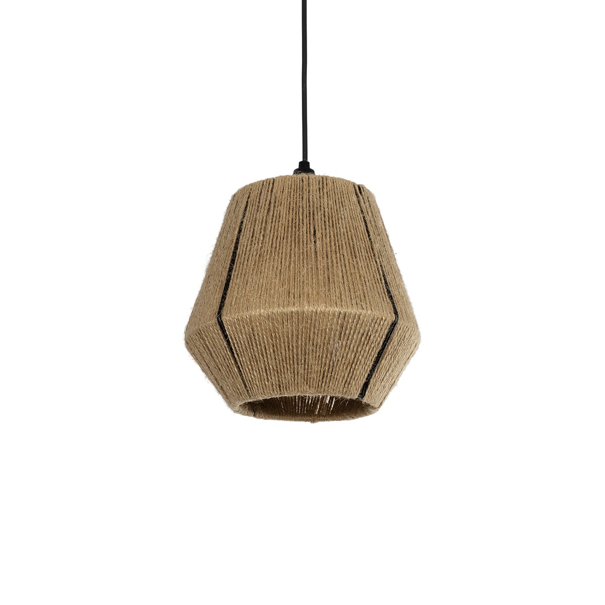 GLOBOSTAR® PULVIS 205-0083 Boho Κρεμαστό Φωτιστικό Οροφής με Ντουί 1 x E27 AC 220-240V IP20 – Μπεζ – M22 x Π22 x Υ22cm