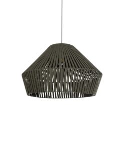 GLOBOSTAR® NUI 205-0070 Boho Κρεμαστό Φωτιστικό Οροφής με Ντουί 1 x E27 AC 220-240V IP20 – Πρασίνο – M60 x Π60 x Υ41cm