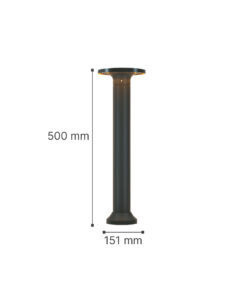 it-Lighting Geneva LED 8W 3CCT Outdoor Stand Light Black D:50cmx15.1cm (80400140)
