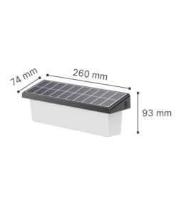 it-Lighting Oneida-LED 2,5W 3000K/6000K Solar Outdoor Light in Black Color (80204310S)