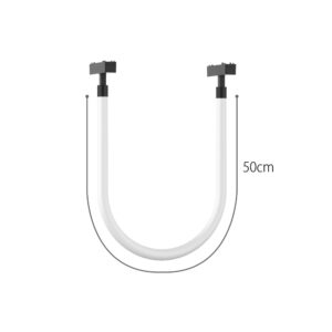 InLight Φωτιστικό LED 8W 3000K για Ultra-Thin μαγνητική ράγα σε μαύρη απόχρωση D:50cm (T04501-Black)