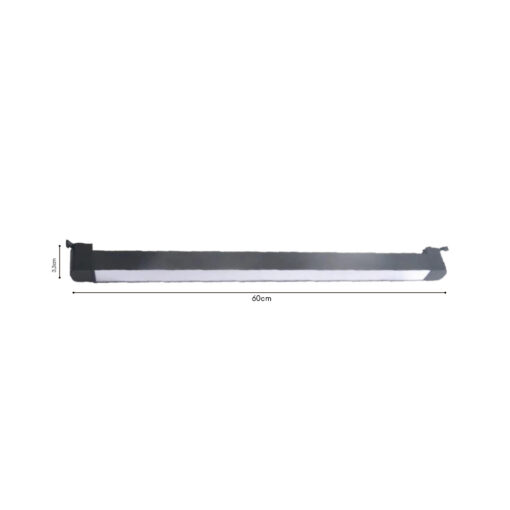 InLight Γραμμικό φωτιστικό LED 40W 4000K σε μαύρη απόχρωση (T1-06002-Black)