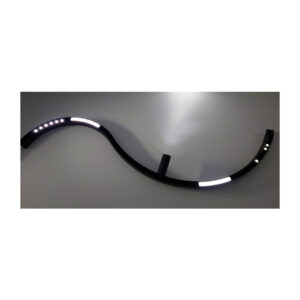 Inlight Γραμμικό φωτιστικό LED 12W 3CCT για Curved μαγνητική ράγα σε μαύρη απόχρωση D:34×2,2×2,5cm (TMC0021-Black)