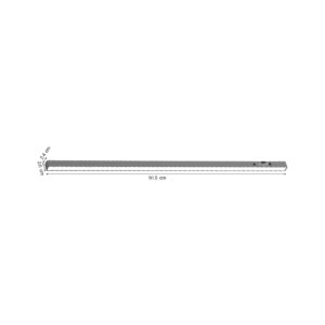 Inlight Γραμμικό φωτιστικό LED 30W 3000K-6000K για ultra thin ράγα σε μαύρη απόχρωση D:91,5X2,6X2,4cm (TMZ0030-Black)