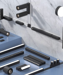 Inlight Γραμμικό φωτιστικό LED 30W 3000K-6000K για ultra thin ράγα σε μαύρη απόχρωση D:91,5X2,6X2,4cm (TMZ0030-Black)