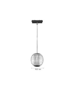 Inlight Κρεμαστό Φωτιστικό LED 5W 3CCT για Ultra-Thin μαγνητική ράγα σε λευκή απόχρωση D:10,2cm (TMU0230-White)