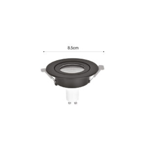 Inlight Downlight σποτ GU10 σε λευκή απόχρωση (X00350W)