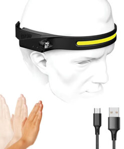 LED COB ΦΑΚΟΣ ΚΕΦΑΛΗΣ ΕΠΑΝΑΦΟΡΤΙΖΟΜΕΝΟΣ ΜΕ ΑΙΣΘΗΤΗΡΑ ΚΙΝΗΣΗΣ EUROLAMP – 145-24516