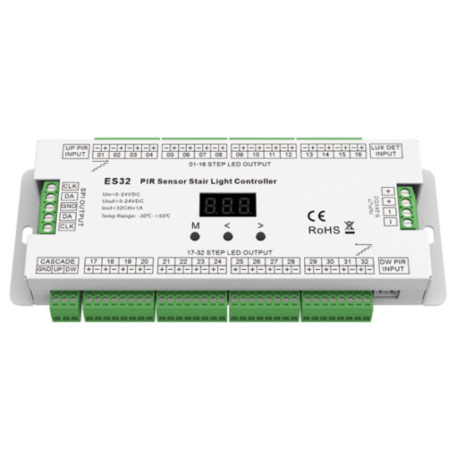 ΑΙΣΘΗΤΗΡΑΣ ΚΙΝΗΣΗΣ ΜΕ CONTROLLER ''ES32'' 5-24VDC/32CH*1A EUROLAMP – 145-71652