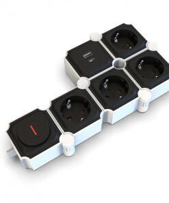 ΠΟΛΥΠΡΙΖΟ 4 ΘΕΣΕΩΝ ΚΑΙ 2 USB (TYPE A & C) ΣΠΑΣΤΟ ΜΕ ΚΑΛΩΔΙΟ ΚΑΙ ΔΙΑΚΟΠΤΗ 3×1,5mm 2m ΜΕ ΠΡΟΣΤΑΣΙΑ ΕΠΑΦΩΝ EUROLAMP – 147-62460